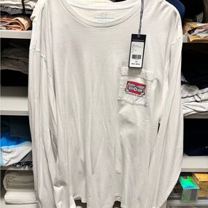 Vineyard Vines Men's White Long Sleeve Shirt XXL